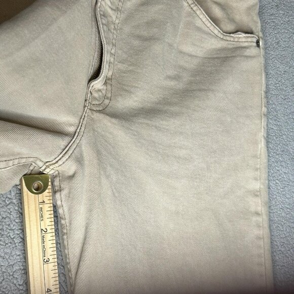 Levis 555 Jeans Mens 34x29.5 Tan Khaki Relaxed Fit Straight Leg Orange Tab USA - Picture 13 of 16